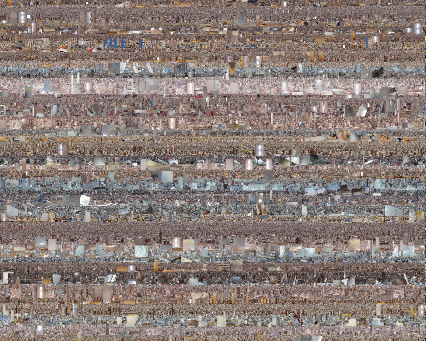 The Materialised Temporality of Dust — process
