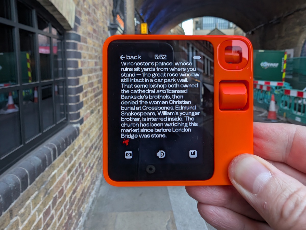 Ghost of the City — R1 at Borough Market arches