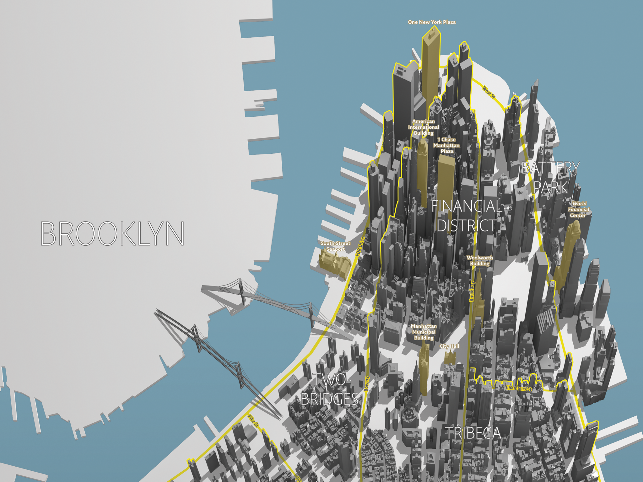 Here & There — horizonless projection